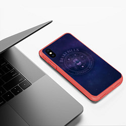 Чехол iPhone XS Max матовый Brakebills University Alumni, цвет: 3D-красный — фото 2