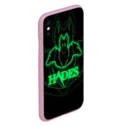 Чехол iPhone XS Max матовый Hades, цвет: 3D-розовый — фото 2