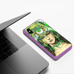 Чехол iPhone XS Max матовый Hades Artemis, цвет: 3D-фиолетовый — фото 2