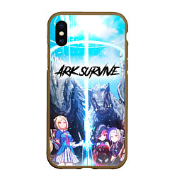 Чехол iPhone XS Max матовый Saint Ark