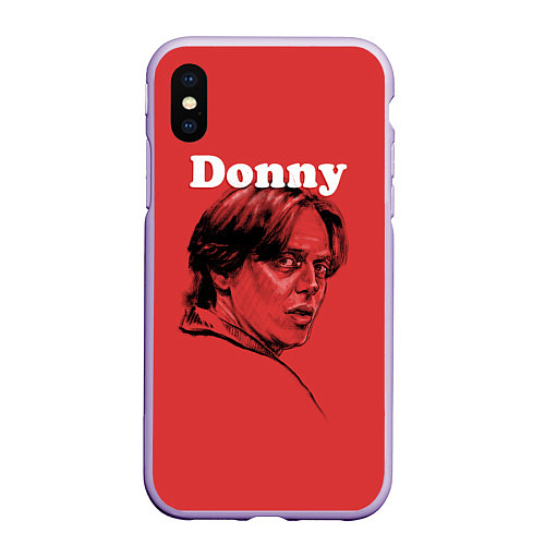 Чехол iPhone XS Max матовый Donny The Big Lebowski / 3D-Светло-сиреневый – фото 1