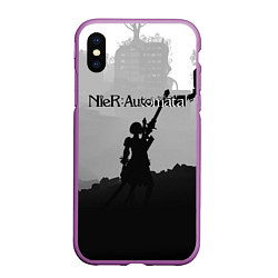 Чехол iPhone XS Max матовый Nier Automata Z