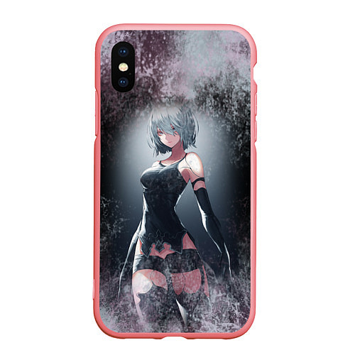 Чехол iPhone XS Max матовый Nier Automata Z / 3D-Баблгам – фото 1