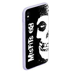 Чехол iPhone XS Max матовый MISFITS 1, цвет: 3D-светло-сиреневый — фото 2
