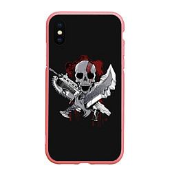 Чехол iPhone XS Max матовый Gears of war, цвет: 3D-баблгам