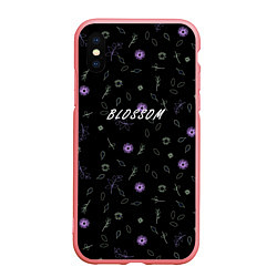 Чехол iPhone XS Max матовый Blossom, цвет: 3D-баблгам