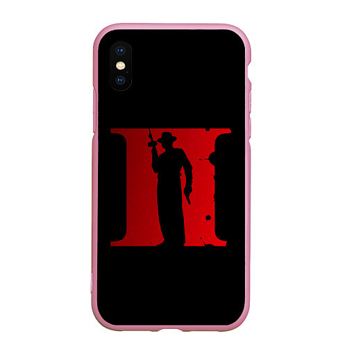 Чехол iPhone XS Max матовый Mafia 2 / 3D-Розовый – фото 1