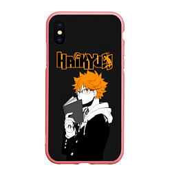 Чехол iPhone XS Max матовый Шоё Хината Haikyuu!!, цвет: 3D-баблгам