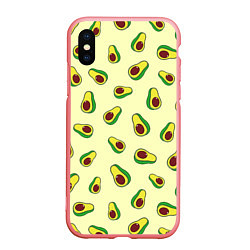 Чехол iPhone XS Max матовый Авокадо Avocado