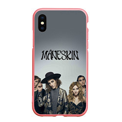 Чехол iPhone XS Max матовый Maneskin, цвет: 3D-баблгам