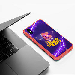 Чехол iPhone XS Max матовый It takes two DR Hakim Z, цвет: 3D-красный — фото 2