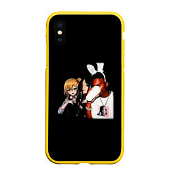 Чехол iPhone XS Max матовый Gangsta kaguya