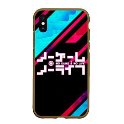 Чехол iPhone XS Max матовый NO GAME NO LIFE LOGO