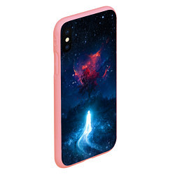 Чехол iPhone XS Max матовый Душа идущая в космос Soul space Z, цвет: 3D-баблгам — фото 2