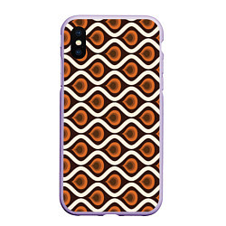 Чехол iPhone XS Max матовый Pattern