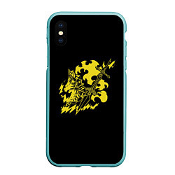 Чехол iPhone XS Max матовый Рыцарь Орнштейн Dark Souls, цвет: 3D-мятный