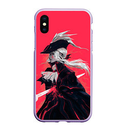 Чехол iPhone XS Max матовый Lady Maria