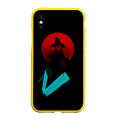 Чехол iPhone XS Max матовый Бладборн хантер / 3D-Желтый – фото 1