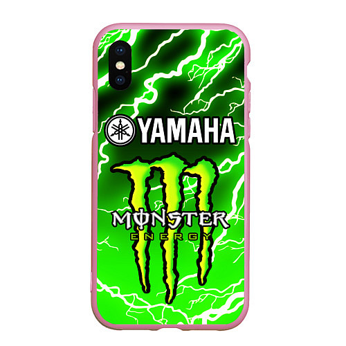 Чехол iPhone XS Max матовый YAMAHA X MONSTER SPORT / 3D-Розовый – фото 1