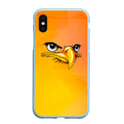 Чехол iPhone XS Max матовый Орёл 3d