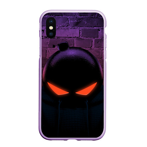 Чехол iPhone XS Max матовый Friday Night Funkin Whitty / 3D-Сиреневый – фото 1