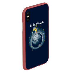 Чехол iPhone XS Max матовый Le Petit Freddie, цвет: 3D-красный — фото 2