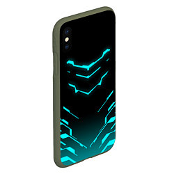 Чехол iPhone XS Max матовый DEAD SPACE АЙЗЕК КЛАРК, цвет: 3D-темно-зеленый — фото 2