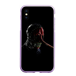 Чехол iPhone XS Max матовый Chris Fehn, цвет: 3D-сиреневый