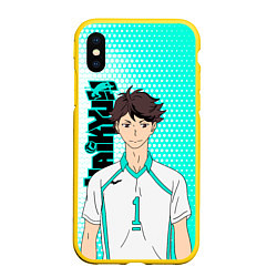 Чехол iPhone XS Max матовый Тоору Ойкава Oikawa Toru