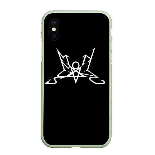 Чехол iPhone XS Max матовый Summoning / 3D-Салатовый – фото 1