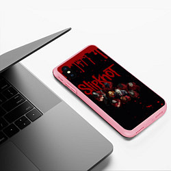 Чехол iPhone XS Max матовый SLIPKNOT СЛИПКНОТ Z, цвет: 3D-баблгам — фото 2