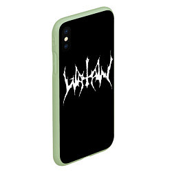 Чехол iPhone XS Max матовый Watain, цвет: 3D-салатовый — фото 2