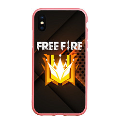 Чехол iPhone XS Max матовый FREE FIRE GRAND MASTER, цвет: 3D-баблгам