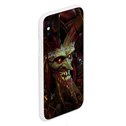 Чехол iPhone XS Max матовый Darksiders Гнев Войны Z, цвет: 3D-белый — фото 2