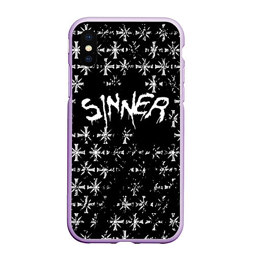 Чехол iPhone XS Max матовый FAR CRY 5 ГРЕШНИК SINNER / 3D-Сиреневый – фото 1