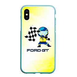 Чехол iPhone XS Max матовый Ford - Racing
