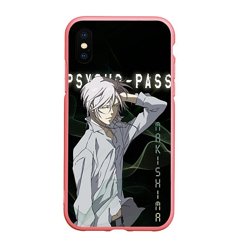 Чехол iPhone XS Max матовый Сёго Макисима Psycho-Pass / 3D-Баблгам – фото 1