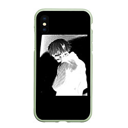 Чехол iPhone XS Max матовый Dead Inside TOKYO GHOUL, цвет: 3D-салатовый