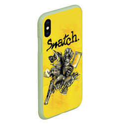 Чехол iPhone XS Max матовый Snatch: Art, цвет: 3D-салатовый — фото 2