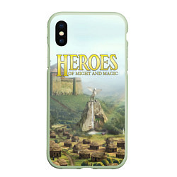 Чехол iPhone XS Max матовый Оплот Heroes of Might and Magic 3 Z, цвет: 3D-салатовый