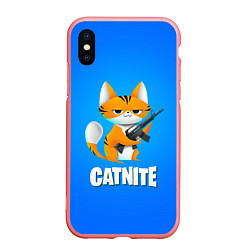 Чехол iPhone XS Max матовый Catnite