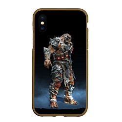 Чехол iPhone XS Max матовый NPC GEARS OF WAR Z