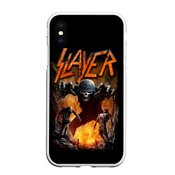 Чехол iPhone XS Max матовый Slayer