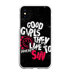 Чехол iPhone XS Max матовый Blink 182, Good Girl