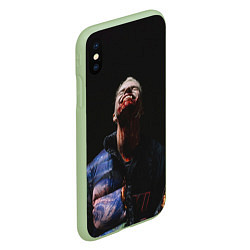 Чехол iPhone XS Max матовый Фараон вампир, цвет: 3D-салатовый — фото 2