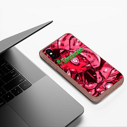 Чехол iPhone XS Max матовый Terraria Террария Z, цвет: 3D-коричневый — фото 2