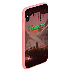 Чехол iPhone XS Max матовый Terraria Тэррария, цвет: 3D-баблгам — фото 2