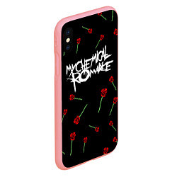 Чехол iPhone XS Max матовый MY CHEMICAL ROMANCE РОЗЫ MCR ROSES, цвет: 3D-баблгам — фото 2