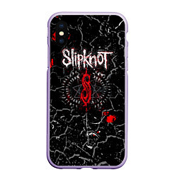 Чехол iPhone XS Max матовый Slipknot Rock Слипкнот Музыка Рок Гранж