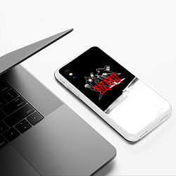 Чехол iPhone XS Max матовый ПРИЗРАКИ КИЗАРУ, цвет: 3D-белый — фото 2